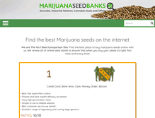 Tablet Screenshot of marijuanaseedbanks.com